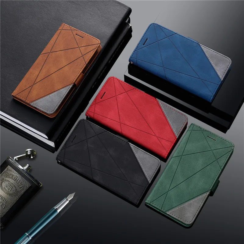 Flip Magnetyczne Etui Skórzane dla Samsung Galaxy A Series