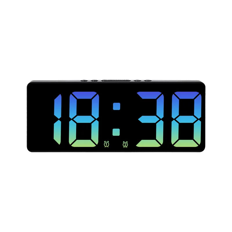 Zegar LED Sandsberg z kontrolą głosową | Cichy tryb nocny | Nowoczesny design