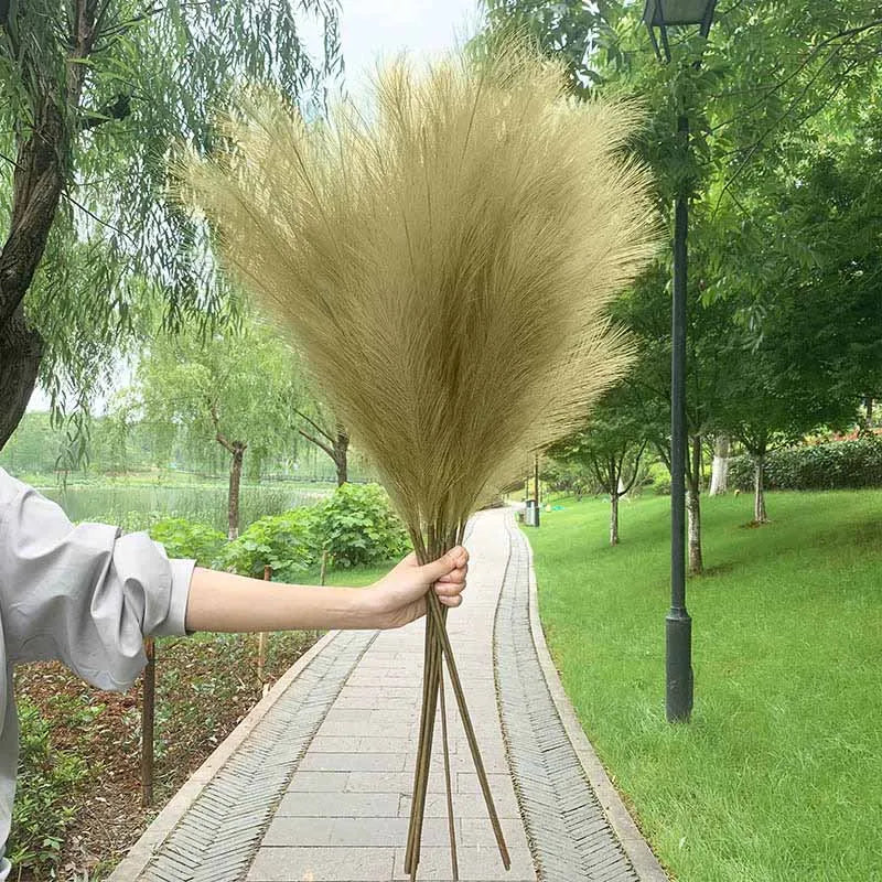5 sztuk 100 cm sztucznego pampasowego trawy - bukiet suszonych kwiatów, dekoracja na wesela, imprezy, do domu, do pokoju, akcesoria do dekoracji roślin DIY