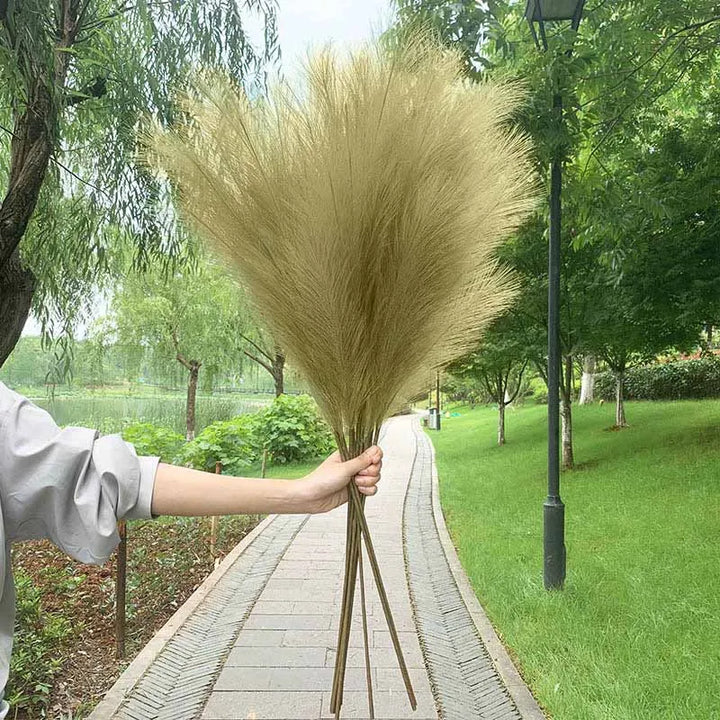 5 sztuk 100 cm sztucznego pampasowego trawy - bukiet suszonych kwiatów, dekoracja na wesela, imprezy, do domu, do pokoju, akcesoria do dekoracji roślin DIY