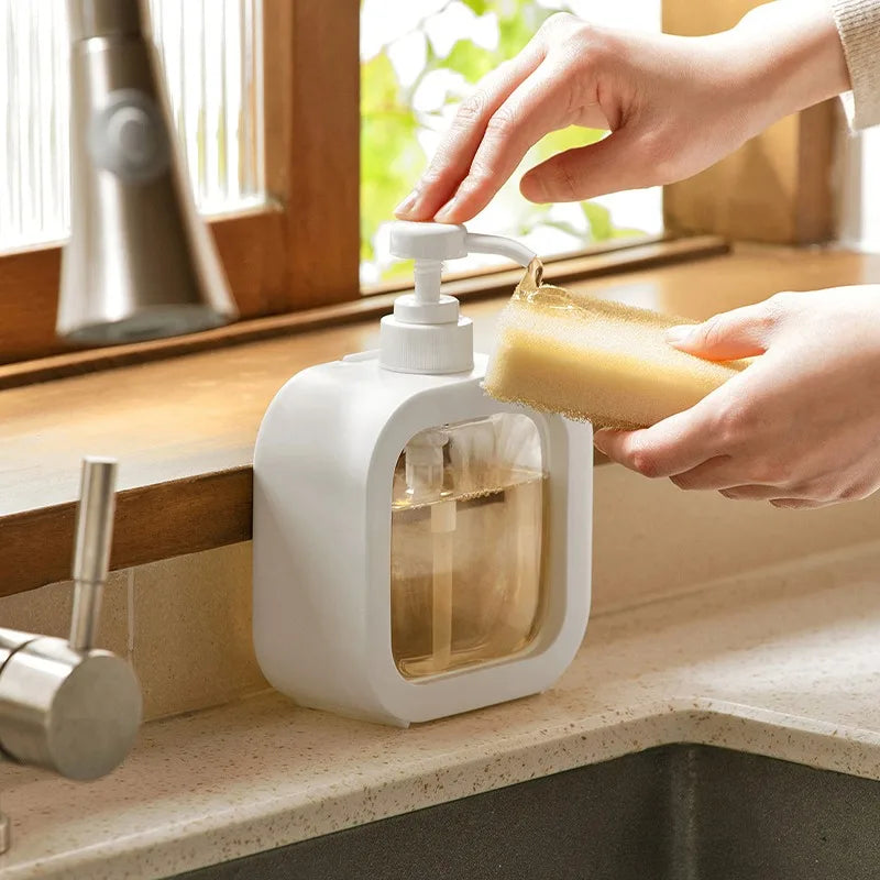 SkandiPure Dozownik do mydła - Minimalistyczny nordycki design, trwały | Karnz