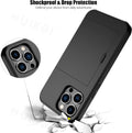 Karnz | LuxShield Etui na iPhone z kieszonką na karty | Smukły design | Przechowywanie kart | Ochrona i styl