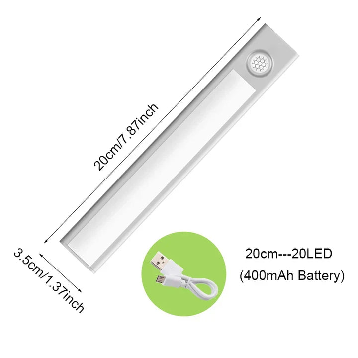 Lampka z czujnikiem ruchu z ładowaniem przez USB