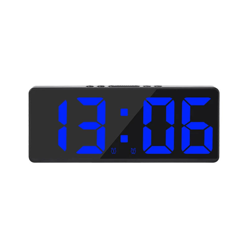 Zegar LED Sandsberg z kontrolą głosową | Cichy tryb nocny | Nowoczesny design