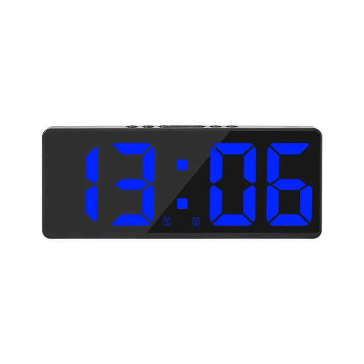 Zegar LED Sandsberg z kontrolą głosową | Cichy tryb nocny | Nowoczesny design