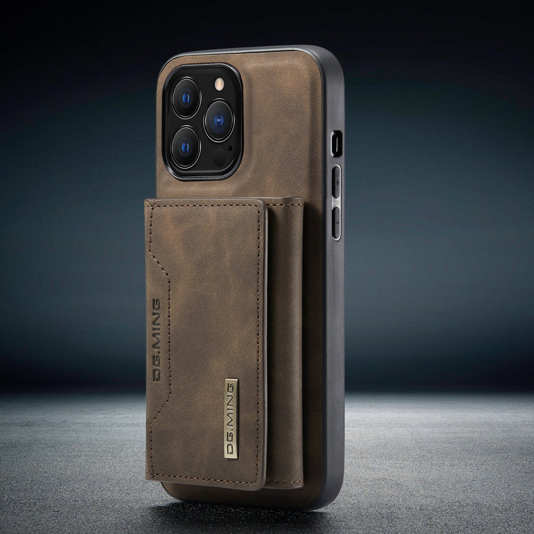 Etui skórzane 2 w 1 z odpinaną portmonetką dla iPhone&