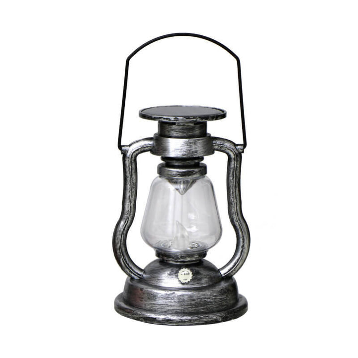 Lampka Solarna Retro Kerosinowa Lampka Konna LED Zewnętrzna Ogród Patio Dekoracja Przenośna Płomień Świeczka | Karnz