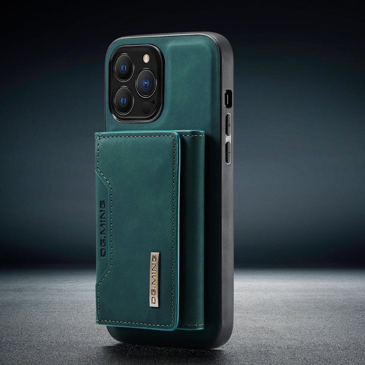 Etui skórzane 2 w 1 z odpinaną portmonetką dla iPhone&