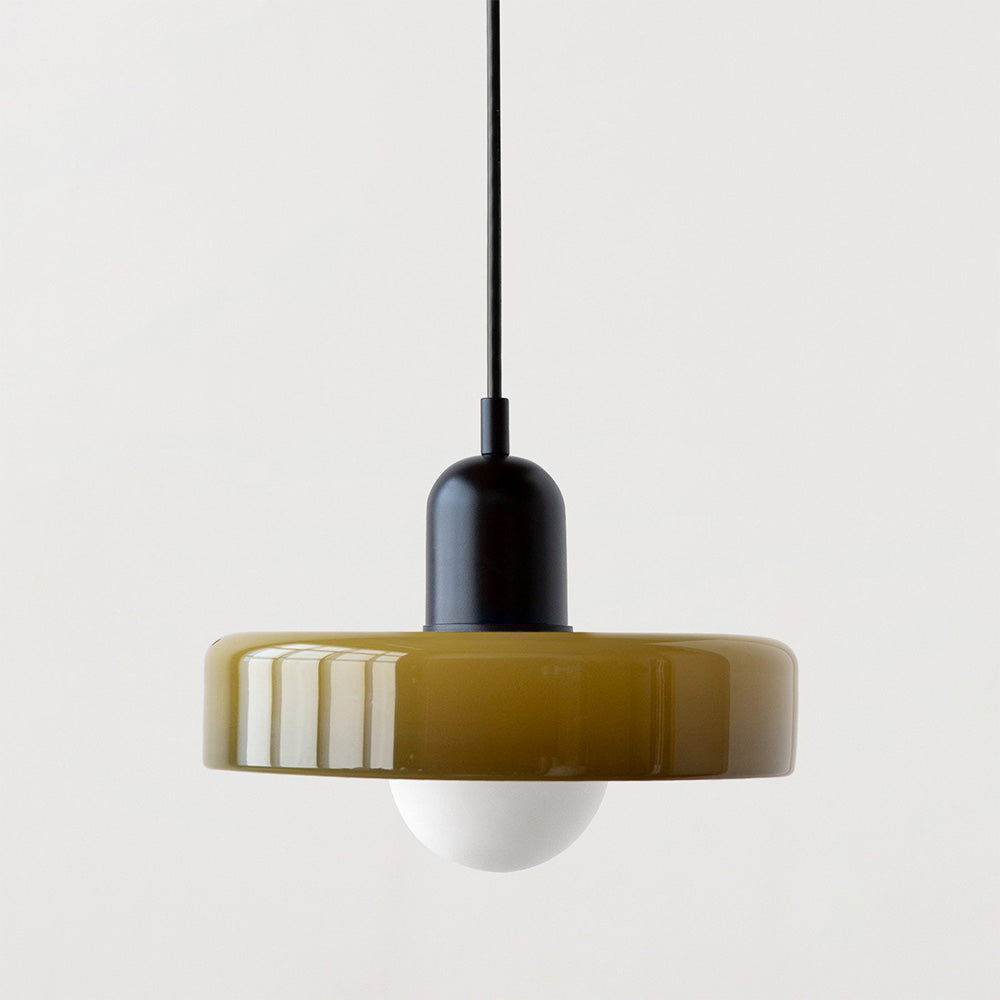 Kolorowa lampa wisząca w stylu Bauhaus - StiloGlas | Karnz