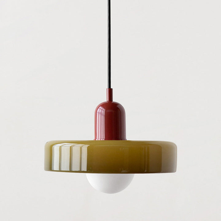 Kolorowa lampa wisząca w stylu Bauhaus - StiloGlas | Karnz