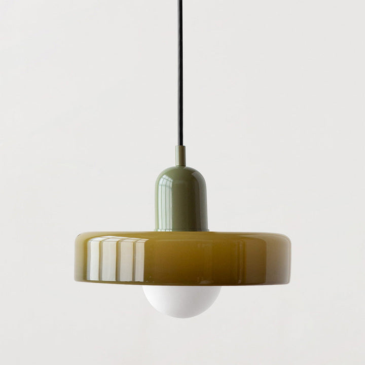 Kolorowa lampa wisząca w stylu Bauhaus - StiloGlas | Karnz