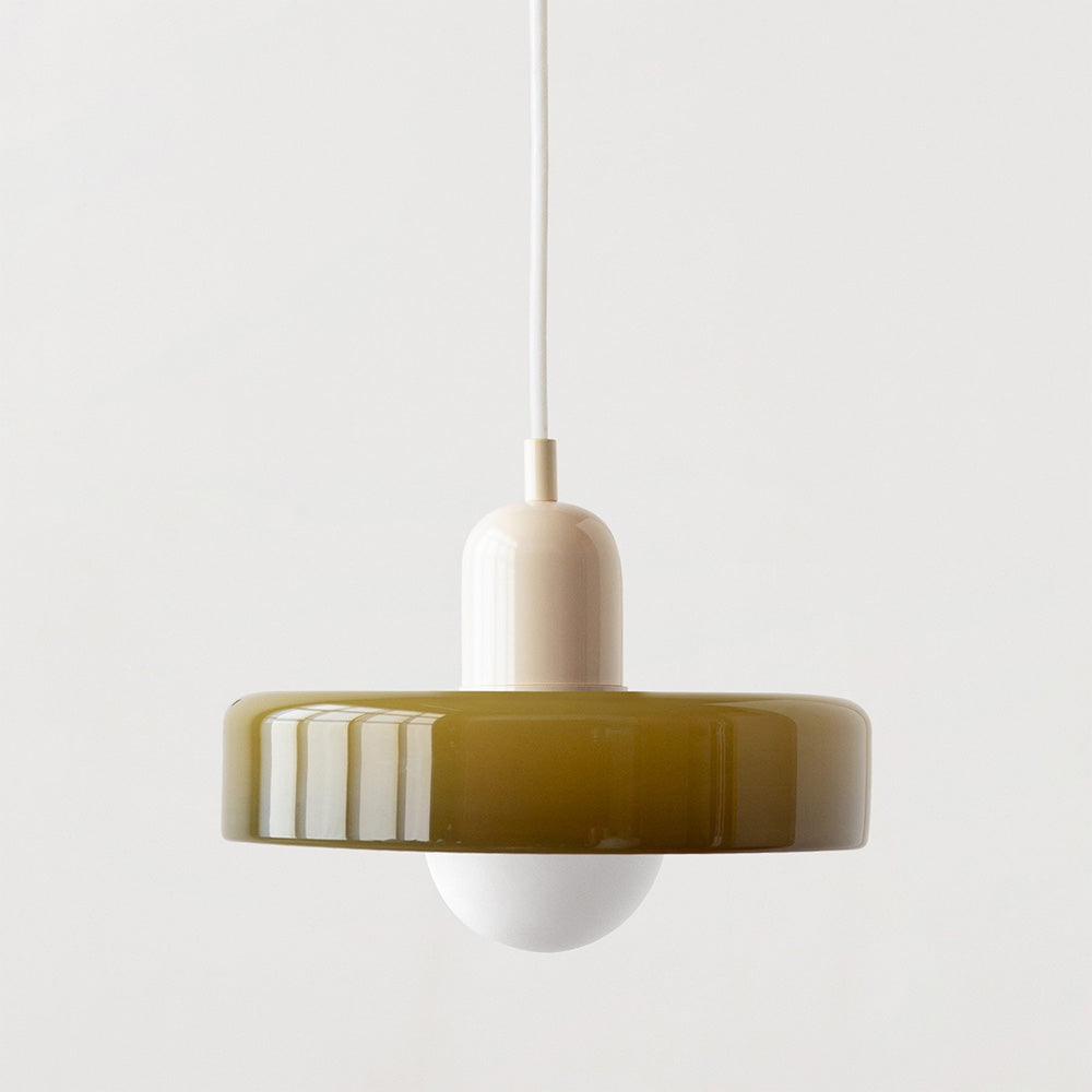 Kolorowa lampa wisząca w stylu Bauhaus - StiloGlas | Karnz