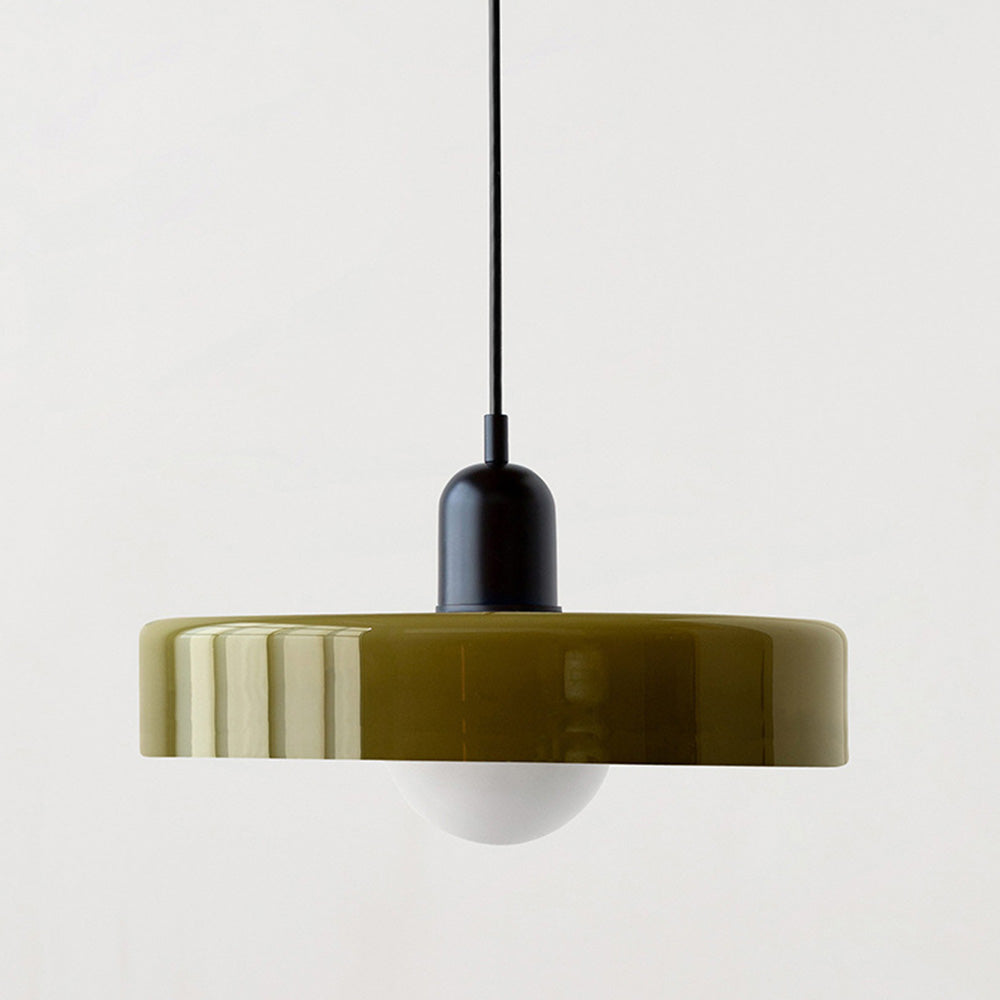 Kolorowa lampa wisząca w stylu Bauhaus - StiloGlas | Karnz