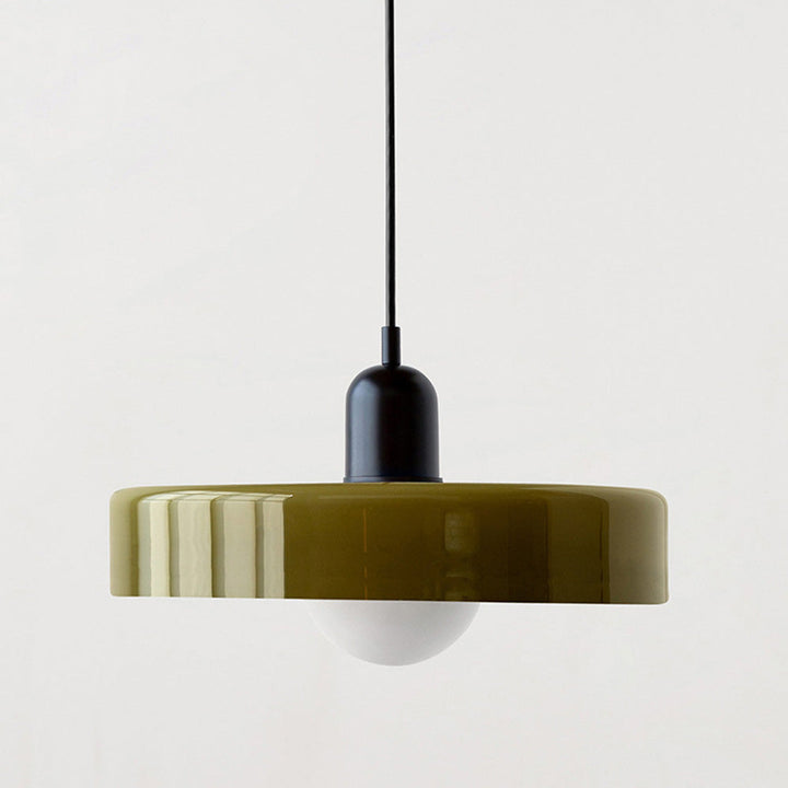 Kolorowa lampa wisząca w stylu Bauhaus - StiloGlas | Karnz