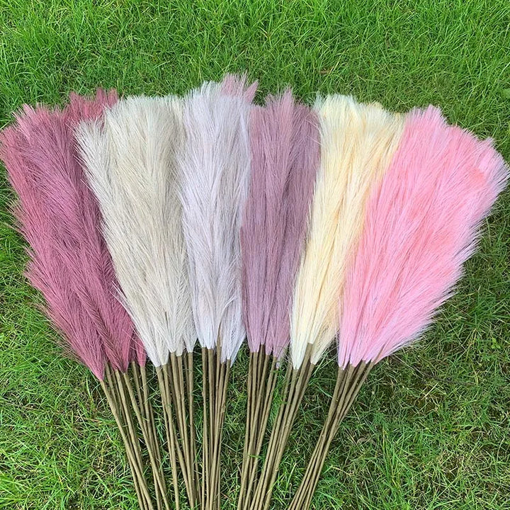 5 sztuk 100 cm sztucznego pampasowego trawy - bukiet suszonych kwiatów, dekoracja na wesela, imprezy, do domu, do pokoju, akcesoria do dekoracji roślin DIY