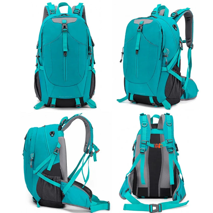 Karnz | Plecak turystyczny TrekVault 40 | 40 L plecak outdoorowy z pokrowcem przeciwdeszczowym | Do wędrówek, podróży i codziennych spraw | 31 × 20 × 52 cm