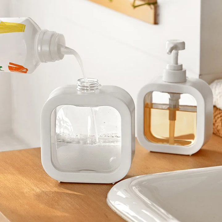 SkandiPure Dozownik do mydła - Minimalistyczny nordycki design, trwały | Karnz