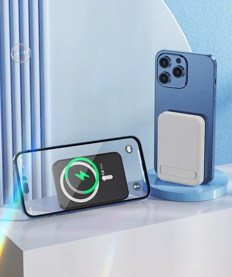 Magnetyczna bezprzewodowa powerbank z podstawą