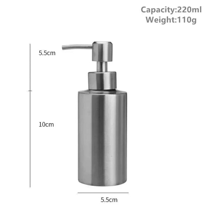 Elegancki dozownik do mydła ze stali nierdzewnej 250ml/350ml/550ml