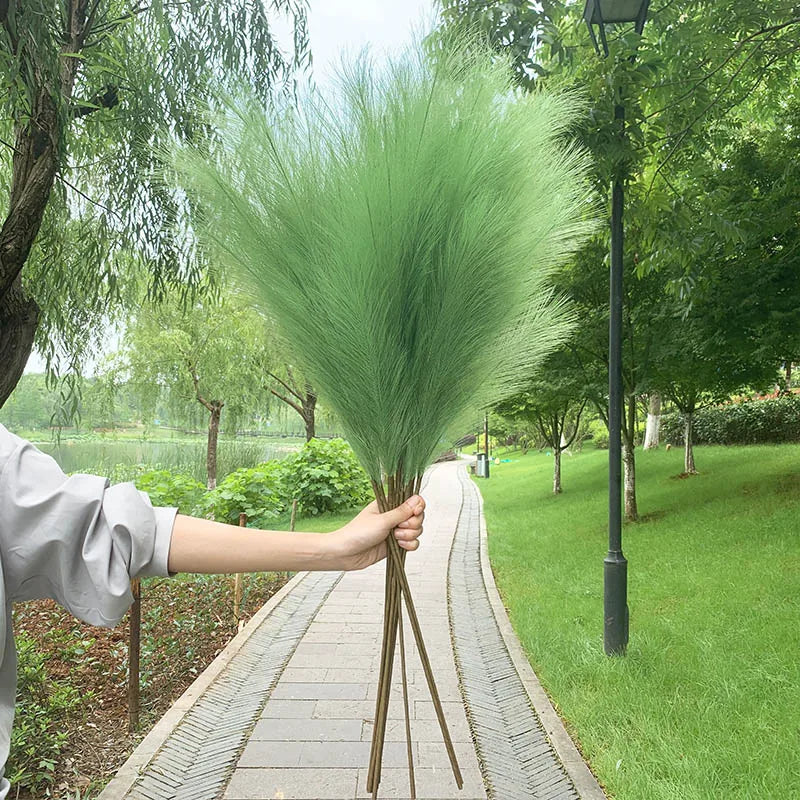 5 sztuk 100 cm sztucznego pampasowego trawy - bukiet suszonych kwiatów, dekoracja na wesela, imprezy, do domu, do pokoju, akcesoria do dekoracji roślin DIY