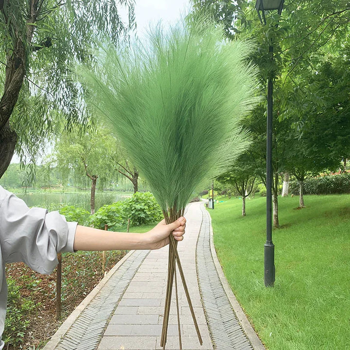 5 sztuk 100 cm sztucznego pampasowego trawy - bukiet suszonych kwiatów, dekoracja na wesela, imprezy, do domu, do pokoju, akcesoria do dekoracji roślin DIY