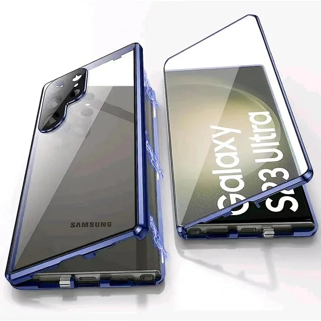 Obudowa z aluminium stopu 360 z zamkiem bezpieczeństwa dla Samsung Galaxy S24-S23 Serie