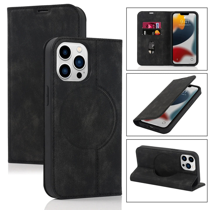 Etui Sandsberg Wallet MagSafe do ładowania bezprzewodowego - iPhone