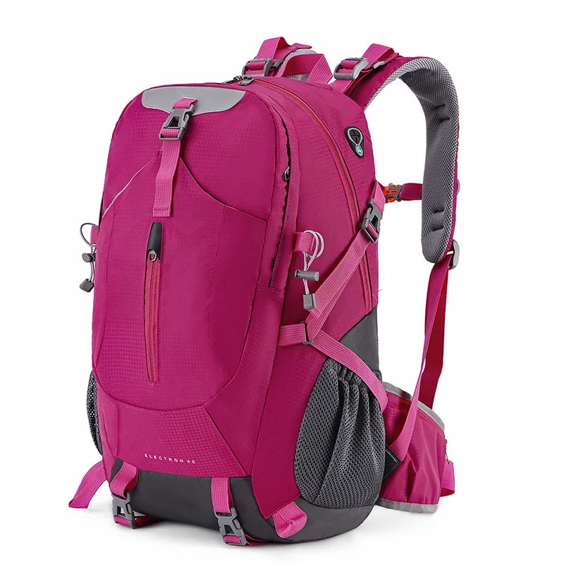 Karnz | Plecak turystyczny TrekVault 40 | 40 L plecak outdoorowy z pokrowcem przeciwdeszczowym | Do wędrówek, podróży i codziennych spraw | 31 × 20 × 52 cm