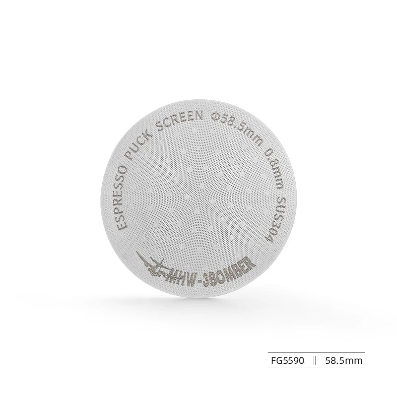 MHW-3BOMBER 51/53/58,5 mm Ekspres Puck Screen Podwójna Warstwa Metalowy Filtr do Kawy Wielokrotnego Użytku