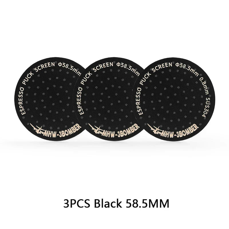 MHW-3BOMBER 51/53/58,5 mm Ekspres Puck Screen Podwójna Warstwa Metalowy Filtr do Kawy Wielokrotnego Użytku
