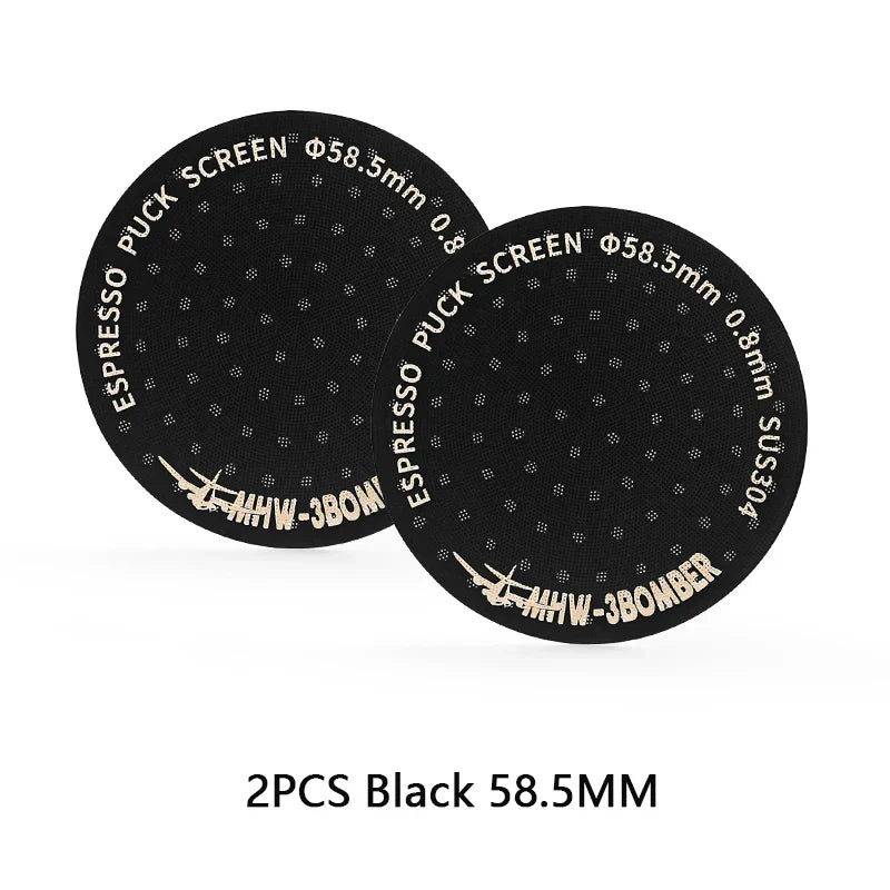 MHW-3BOMBER 51/53/58,5 mm Ekspres Puck Screen Podwójna Warstwa Metalowy Filtr do Kawy Wielokrotnego Użytku