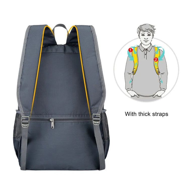 Karnz | Trekparo Składany Plecak | 30L Ultralekki i Wodoodporny | Do Wędrówek, Kempingu i Podróży | Unisex Plecak Dzienny