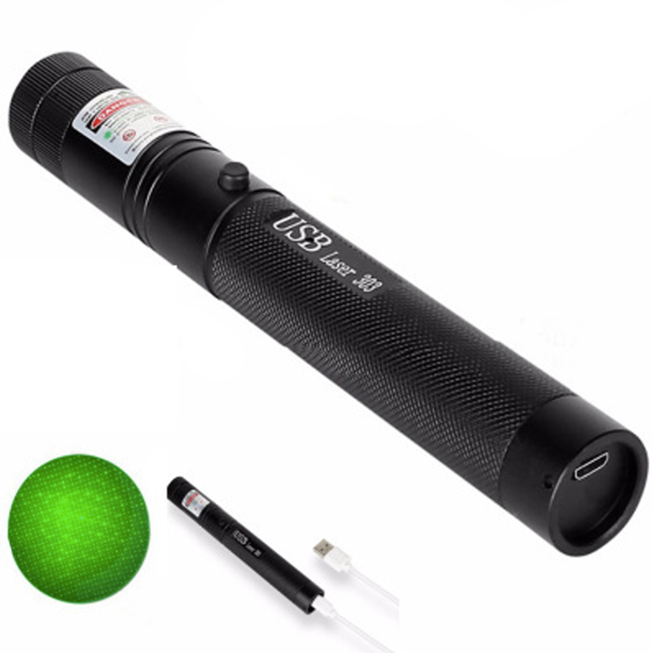 Karnz | Zelara-Power Laserpointer 303 - Ładowalny widoczny laserowy wskaźnik USB o wysokiej mocy