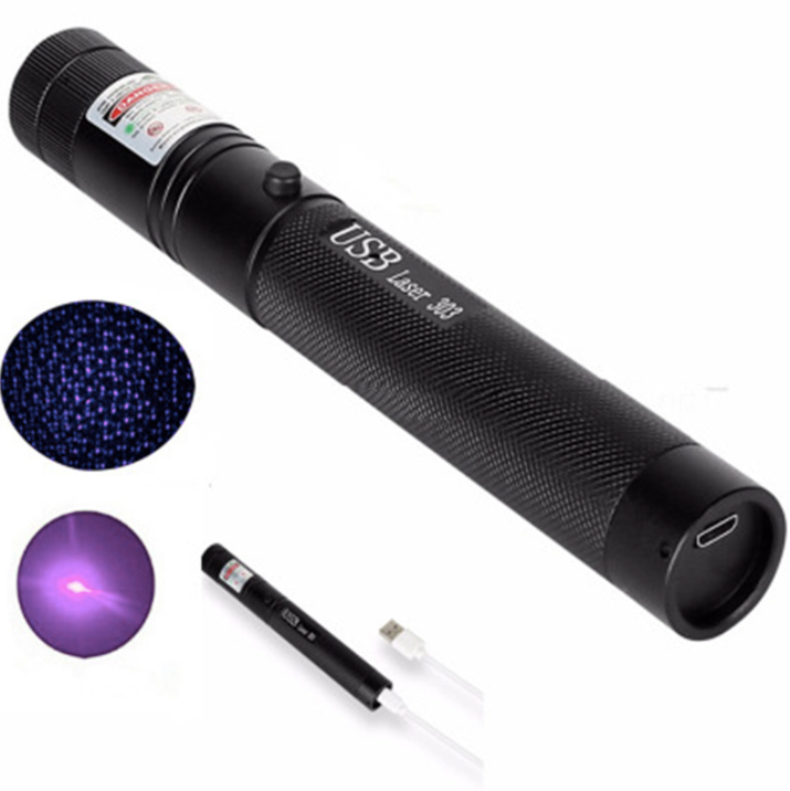 Karnz | Zelara-Power Laserpointer 303 - Ładowalny widoczny laserowy wskaźnik USB o wysokiej mocy
