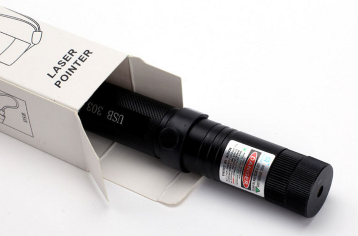 Karnz | Zelara-Power Laserpointer 303 - Ładowalny widoczny laserowy wskaźnik USB o wysokiej mocy