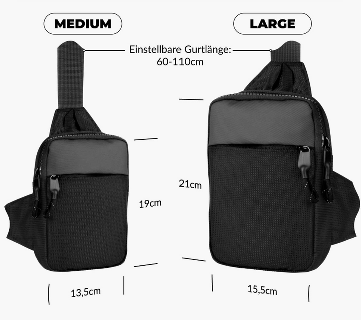 UrbanGuard Sling Bag | Kompaktowy, Bezpieczny, Wodoodporny | Karnz