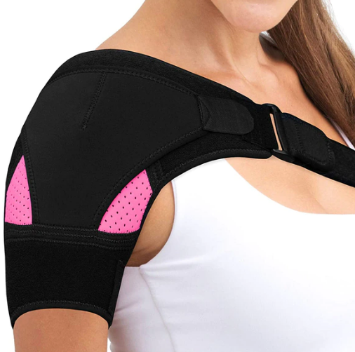 Stabilizator ramienia, rękaw kompresyjny, łagodzi ból, zwichnięcia i urazy