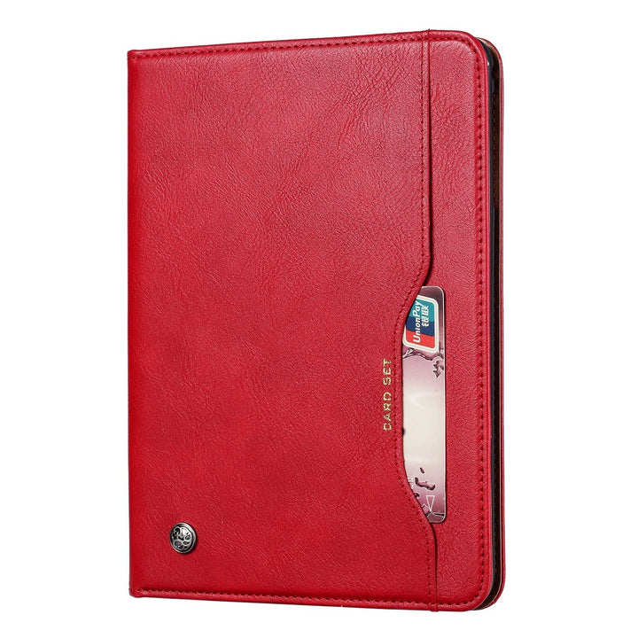 Skórzana etui Flip dla iPad 9,7 (2017-2018), 10,2 (7. / 8. Gen), Air 2/3/4, Pro 9,7/10,5/11 - Wodoodporna, Wstrząsoodporna, Biznesowa etui na tablet
