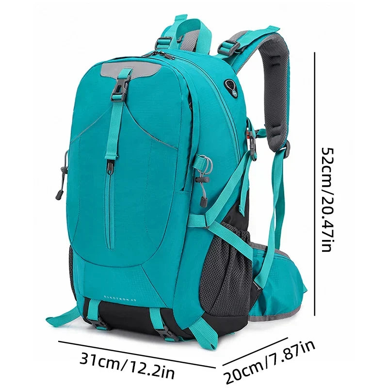 Karnz | Plecak turystyczny TrekVault 40 | 40 L plecak outdoorowy z pokrowcem przeciwdeszczowym | Do wędrówek, podróży i codziennych spraw | 31 × 20 × 52 cm