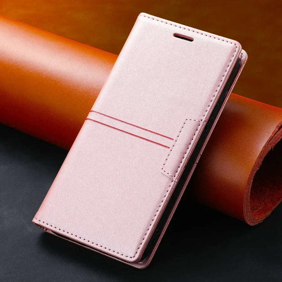 Sandsberg | Etui skórzane do Google Pixel | Magnetyczne etui z funkcją ochrony