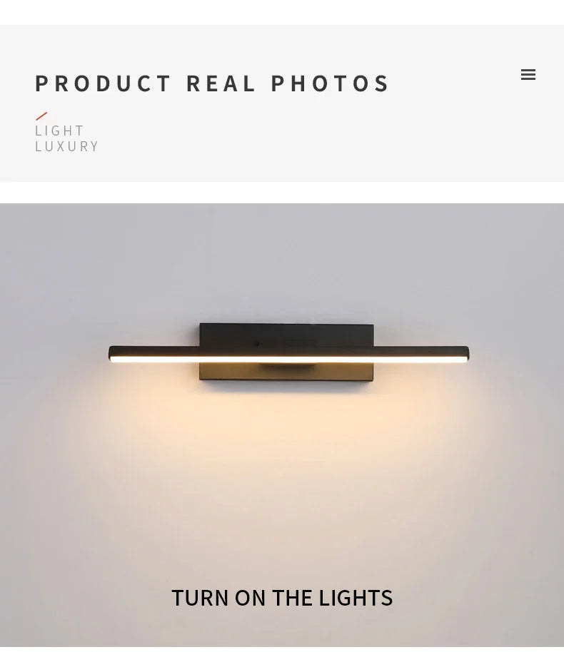 Karnz | AuroLite Regulowana Lampa Ścienna LED | 330° Obracana | Nowoczesny Design do Sypialni i Salonu | Aluminium