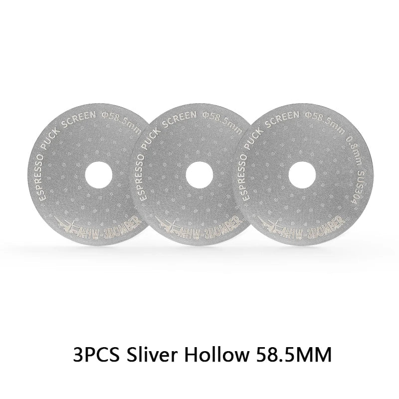 MHW-3BOMBER 51/53/58,5 mm Ekspres Puck Screen Podwójna Warstwa Metalowy Filtr do Kawy Wielokrotnego Użytku