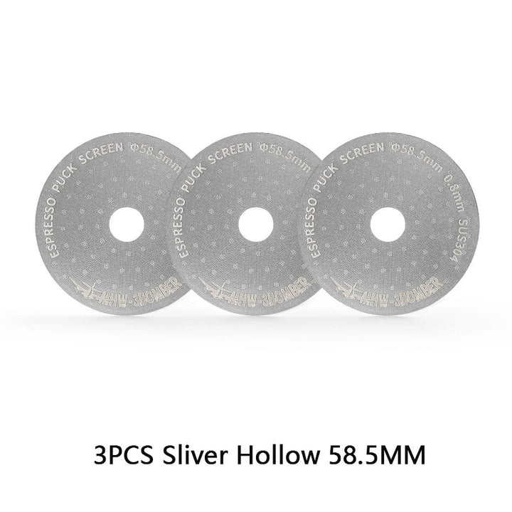 MHW-3BOMBER 51/53/58,5 mm Ekspres Puck Screen Podwójna Warstwa Metalowy Filtr do Kawy Wielokrotnego Użytku