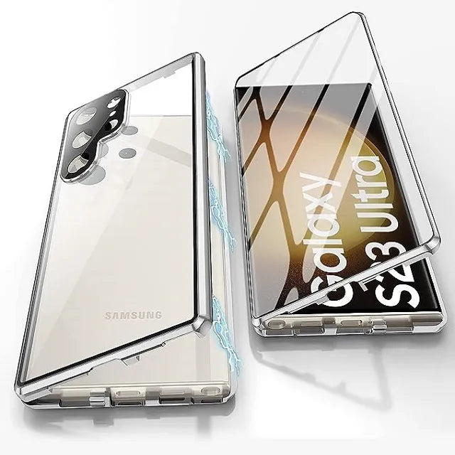 Obudowa z aluminium stopu 360 z zamkiem bezpieczeństwa dla Samsung Galaxy S24-S23 Serie