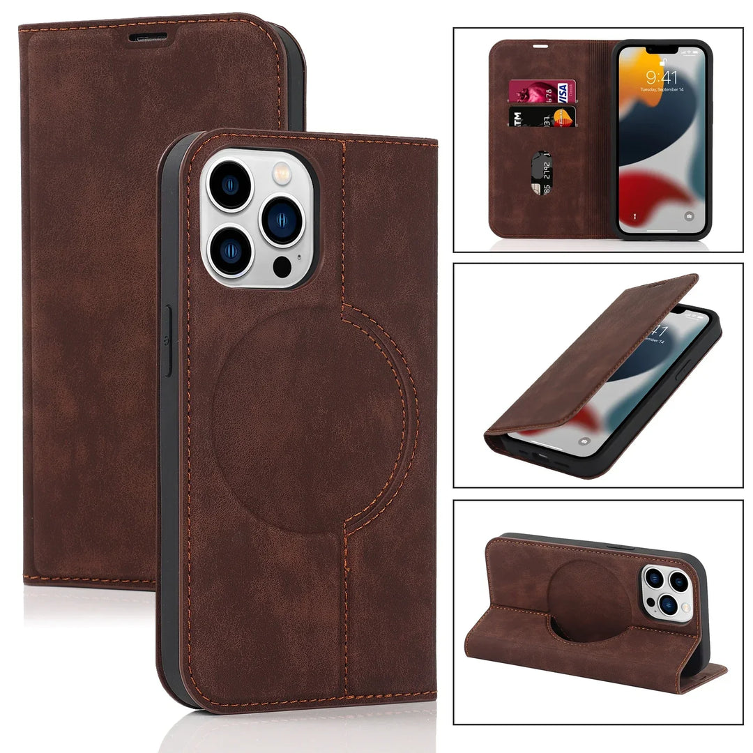 Etui Sandsberg Wallet MagSafe do ładowania bezprzewodowego - iPhone