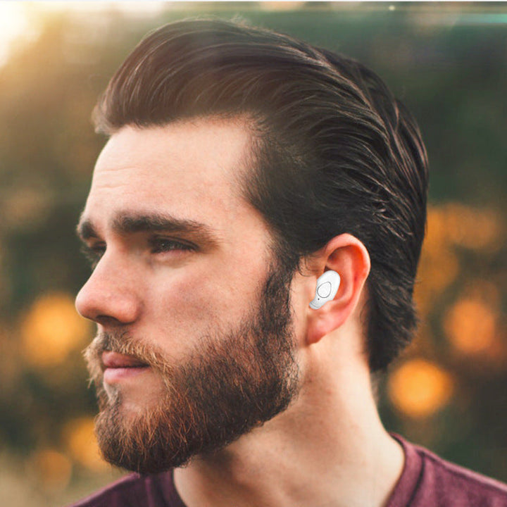 Bezprzewodowy słuchawka Bluetooth, mini słuchawka, niewidoczna, jednouszna