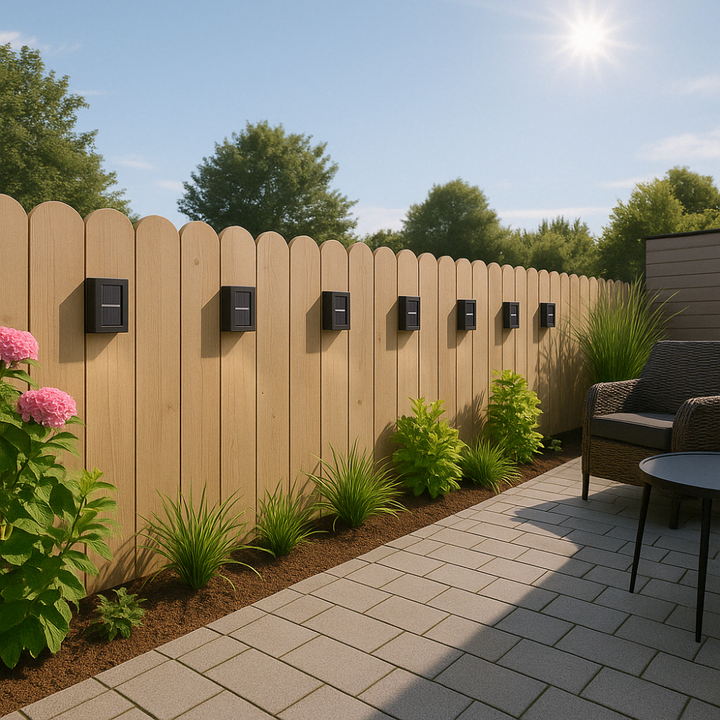 Karnz | SolarGlow Luxe Solarne Lampy Ścienne – Bezprzewodowe, Stylowe i Gotowe na Gorące Wieczory