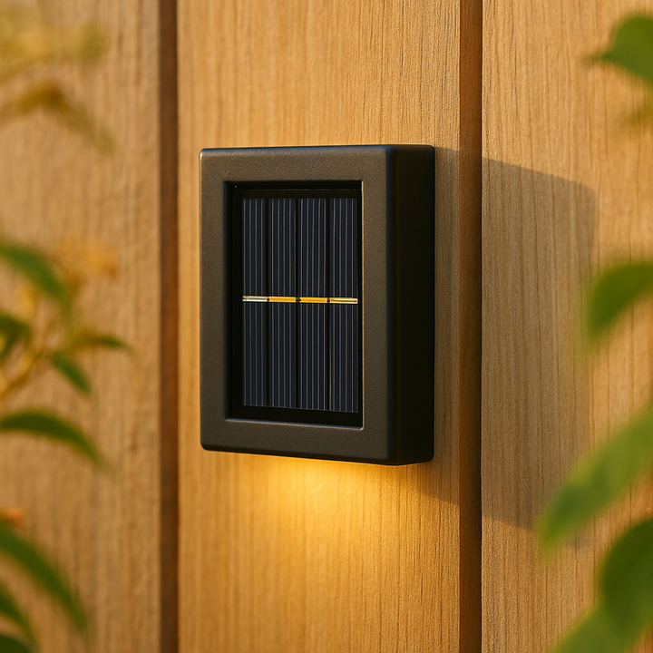 Karnz | SolarGlow Luxe Solarne Lampy Ścienne – Bezprzewodowe, Stylowe i Gotowe na Gorące Wieczory