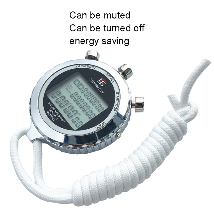 Karnz | YS Metall Stoper 3 Rzędy Wyświetlania Treningu Biegowego Elektroniczny Timer, Styl: YS-5100 100 Pamięci