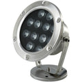Karnz | LED Lampa Podwodna do Basenu, Stawu, Fontanny, Wodoodporna, Oświetlenie Krajobrazowe 18W (Ciepła Biała)